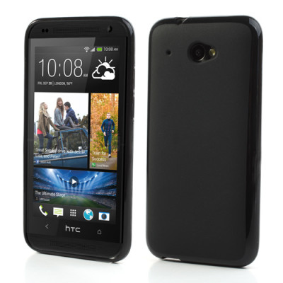 Силиконови гърбове Силиконови гърбове за HTC Силиконов гръб ТПУ мат за HTC Desire 601 черен